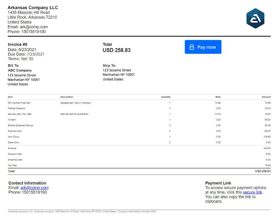 Pay Invoices Online