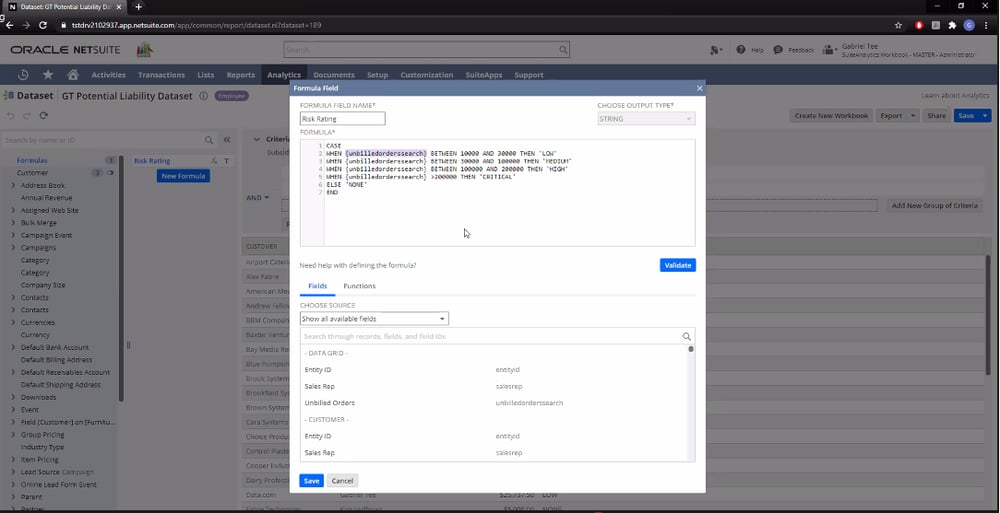 You can use formulas to categorise your data