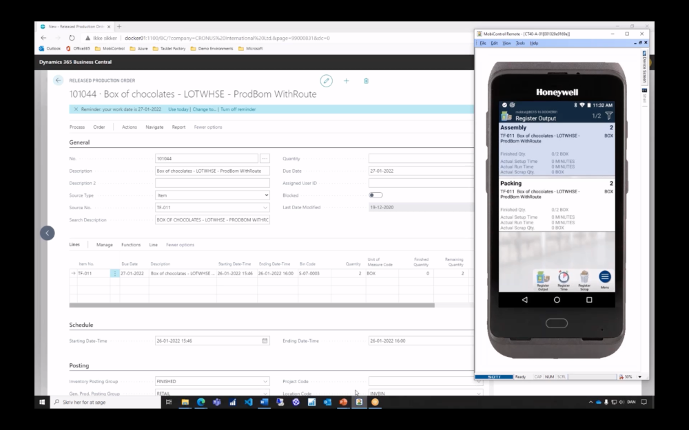 Tasklet WMS - Shows registered output_1000