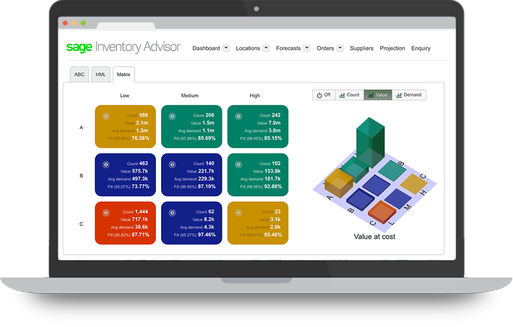 sage inventory advisor