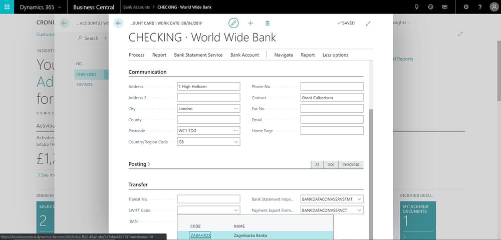 Dynamics 365 Business Edition
