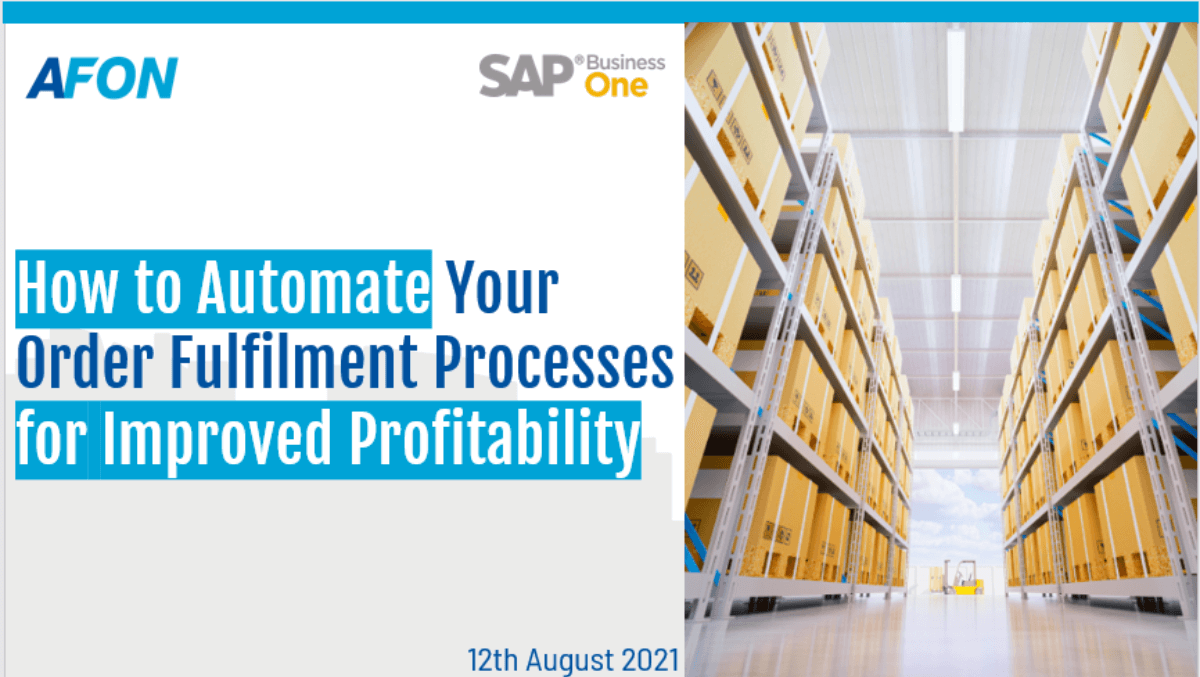 How to Automate Your Order Fulfilment Processes for Improved Profitability