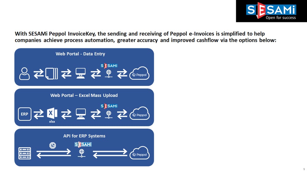 Three Peppol Solutions