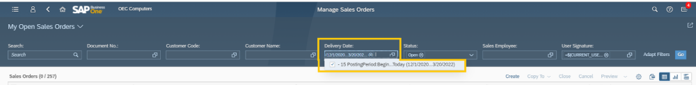 Web Client Date Offset Posting Periods 2