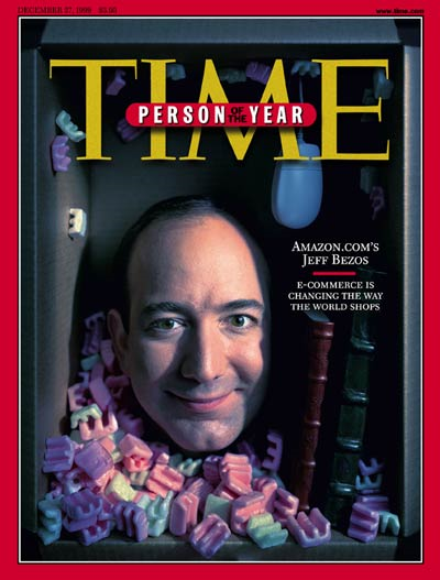 Jeff Bezos on the cover of Time magazine