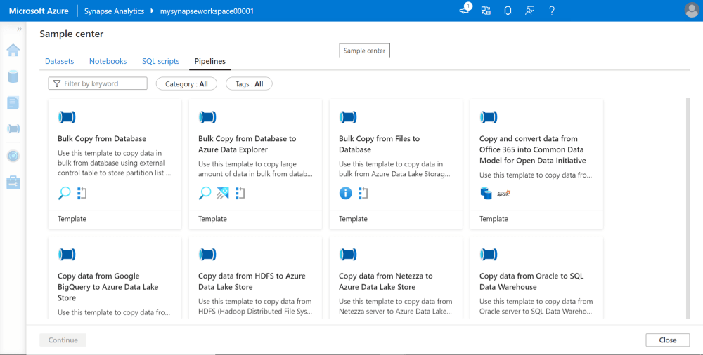 Azure Synapse Data Integration