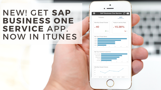 SAP Business One Service Mobile App Launches